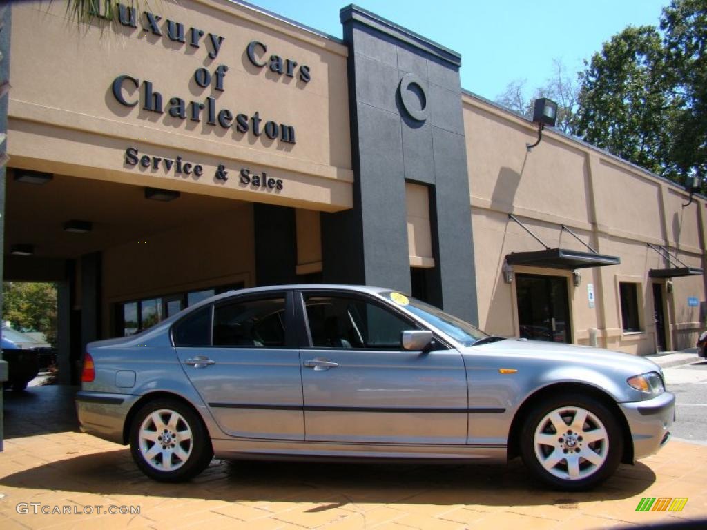 2004 3 Series 325i Sedan - Silver Grey Metallic / Black photo #9