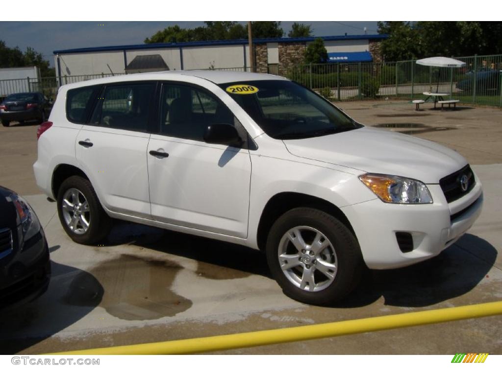 2009 RAV4 I4 - Super White / Sand Beige photo #1