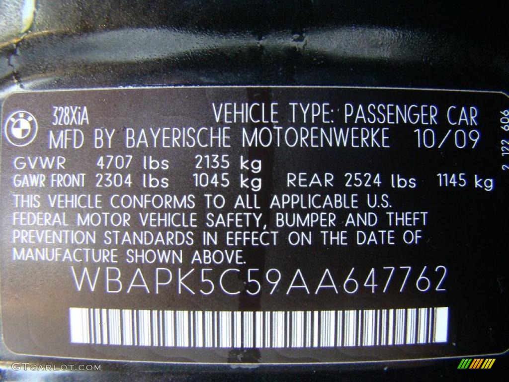 2010 3 Series 328i xDrive Sedan - Black Sapphire Metallic / Saddle Brown Dakota Leather photo #15