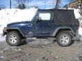 2004 Patriot Blue Pearl Jeep Wrangler Sport 4x4  photo #3