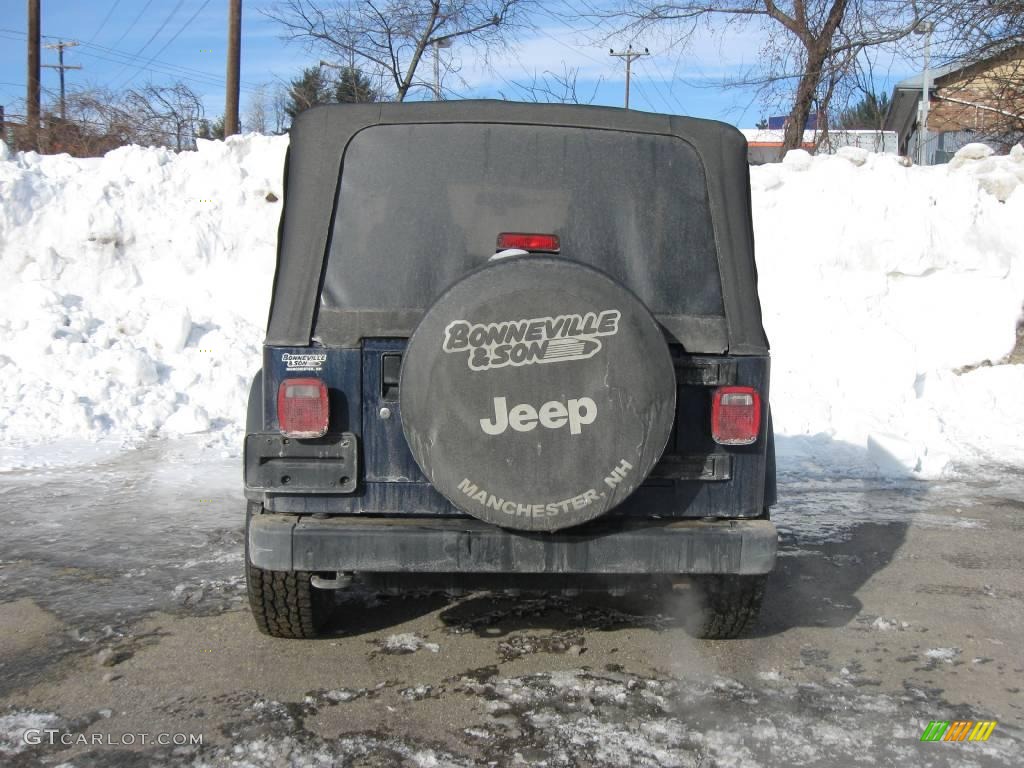 2004 Wrangler Sport 4x4 - Patriot Blue Pearl / Dark Slate Gray photo #7