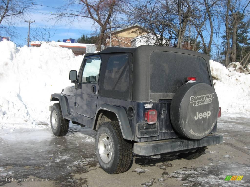 2004 Wrangler Sport 4x4 - Patriot Blue Pearl / Dark Slate Gray photo #8