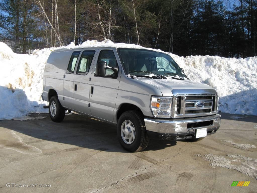 2008 E Series Van E350 Super Duty Commericial - Silver Metallic / Medium Flint photo #1