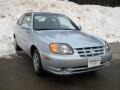 2005 Glacier Blue Hyundai Accent GLS Coupe  photo #1