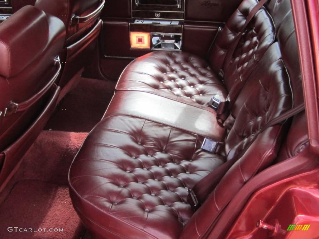 1991 Autumn Maple Red Metallic Cadillac Brougham D Elegance