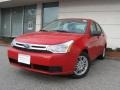 2008 Vermillion Red Ford Focus SE Sedan  photo #10