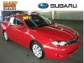 2009 Lightning Red Subaru Impreza 2.5i Sedan  photo #1