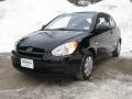 2007 Ebony Black Hyundai Accent GS Coupe  photo #7