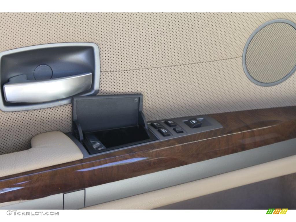 2004 7 Series 745Li Sedan - Jet Black / Dark Beige/Beige III photo #26