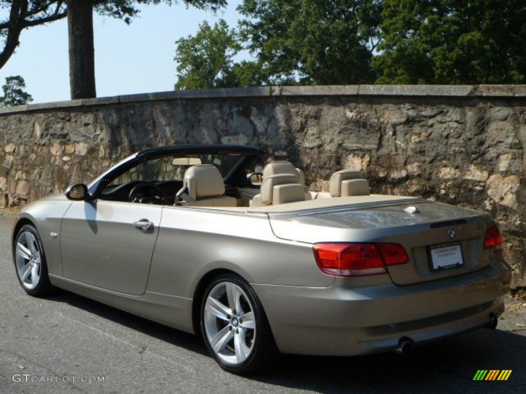 2007 3 Series 335i Convertible - Platinum Bronze Metallic / Cream Beige photo #18