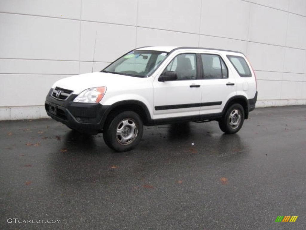 2003 CR-V LX 4WD - Taffeta White / Black photo #1