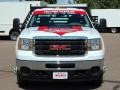 2011 Summit White GMC Sierra 3500HD Work Truck Regular Cab 4x4 Flat Bed  photo #2