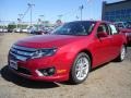 2011 Red Candy Metallic Ford Fusion SEL  photo #1