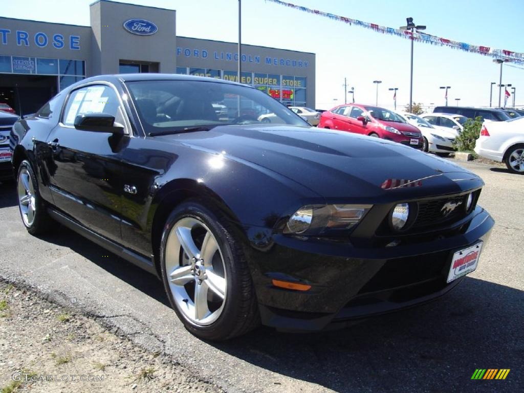 2011 Mustang GT Premium Coupe - Ebony Black / Charcoal Black photo #7