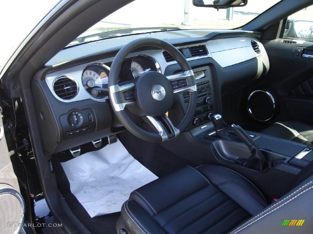 2011 Mustang GT Premium Coupe - Ebony Black / Charcoal Black photo #12