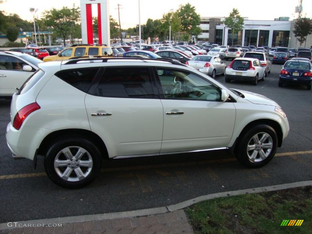 2007 Murano SL AWD - Glacier Pearl White / Cafe Latte photo #6