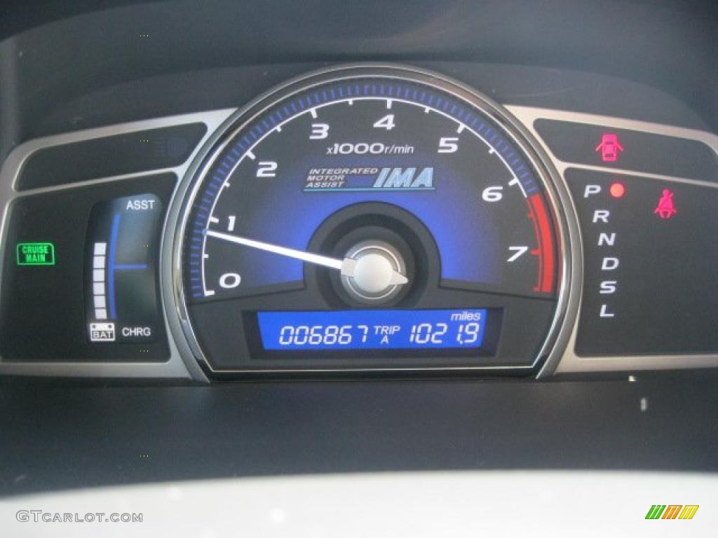 2010 Honda Civic Hybrid Sedan Gauges Photo #36777203