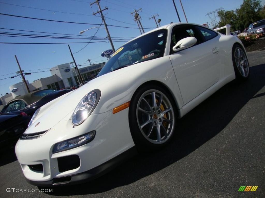 2007 911 GT3 - Carrara White / Black w/Alcantara photo #1