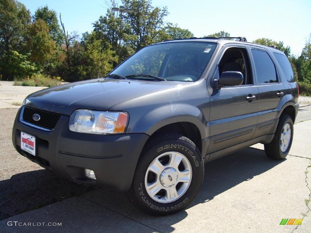 2003 Escape XLT V6 - Dark Shadow Grey Metallic / Medium Dark Flint photo #1