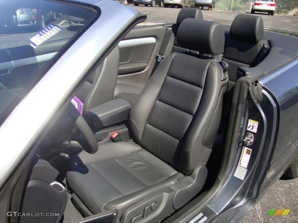 2008 A4 2.0T quattro Cabriolet - Quartz Grey Metallic / Black photo #16