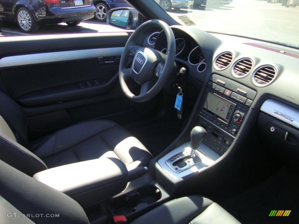 2008 A4 2.0T quattro Cabriolet - Quartz Grey Metallic / Black photo #18