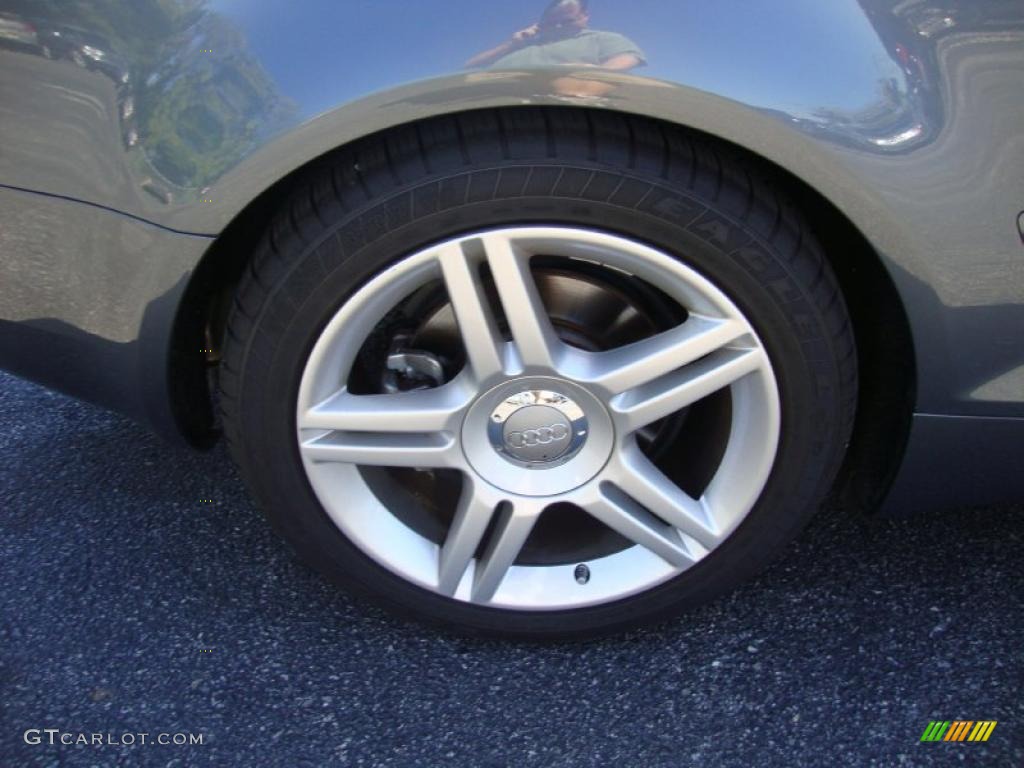 2008 A4 2.0T quattro Cabriolet - Quartz Grey Metallic / Black photo #22