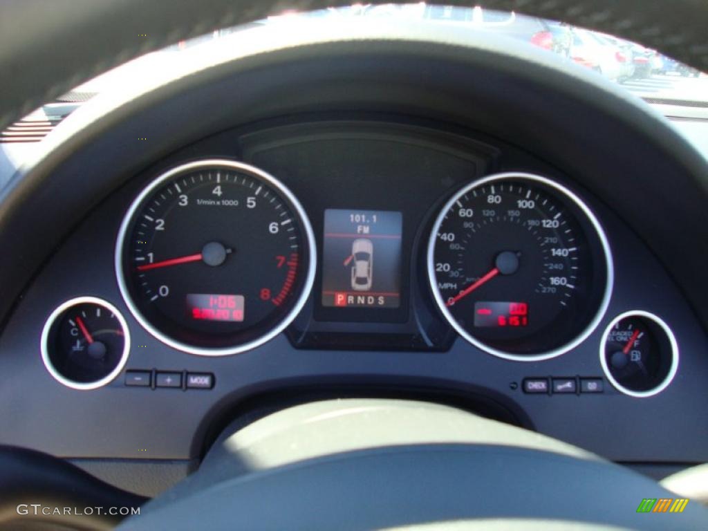 2008 A4 2.0T quattro Cabriolet - Quartz Grey Metallic / Black photo #36