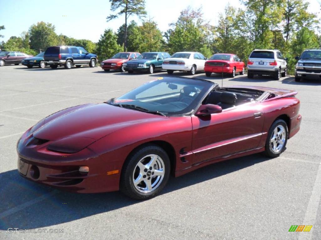 2000 Firebird Trans Am Convertible - Maple Red Metallic / Ebony photo #21