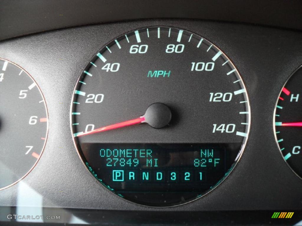 2010 Impala LT - Cyber Gray Metallic / Ebony photo #11