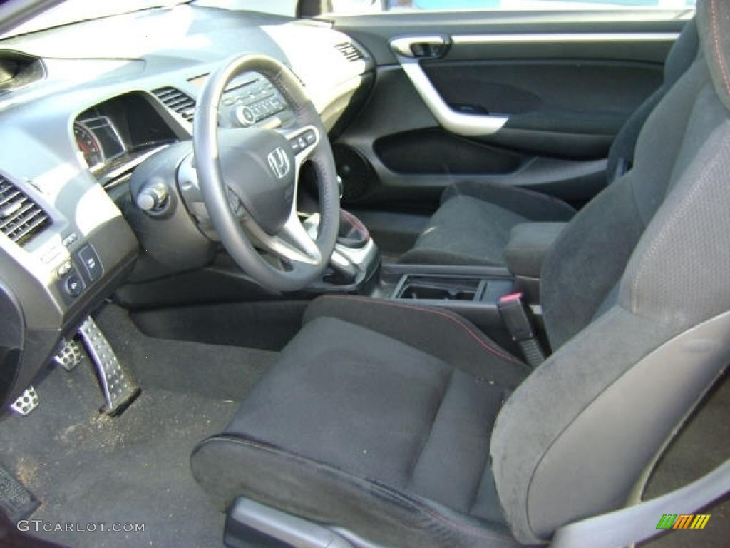 2008 Civic Si Coupe - Nighthawk Black Pearl / Black photo #5