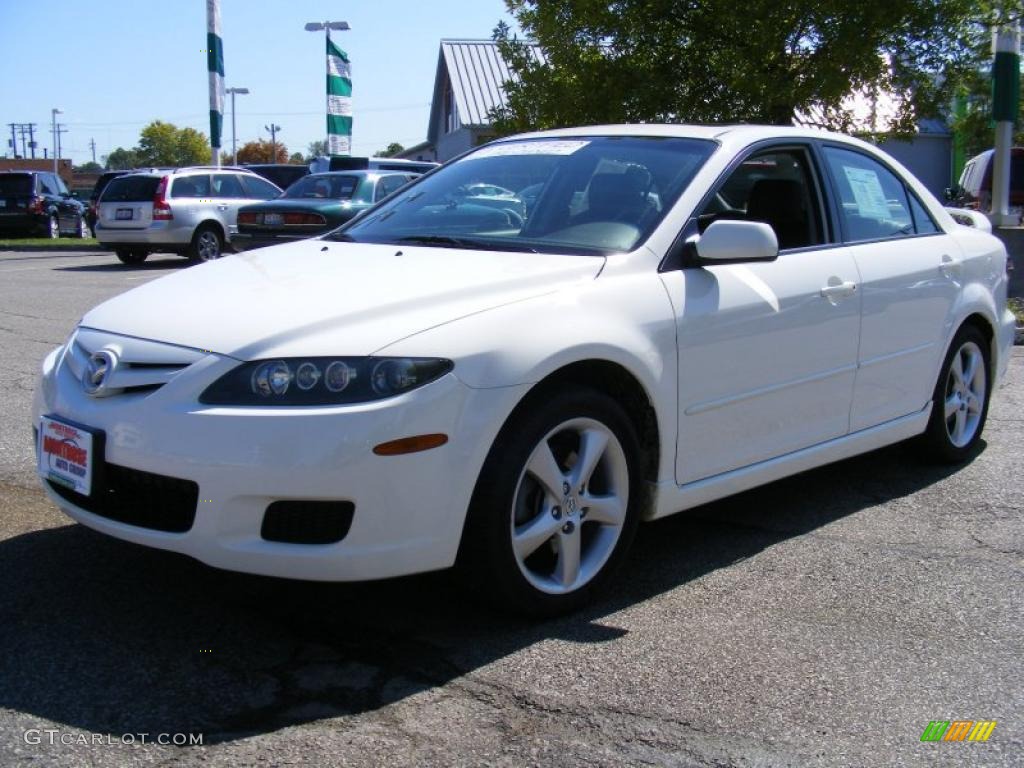 2007 MAZDA6 i Touring Sedan - Performance White / Black photo #1