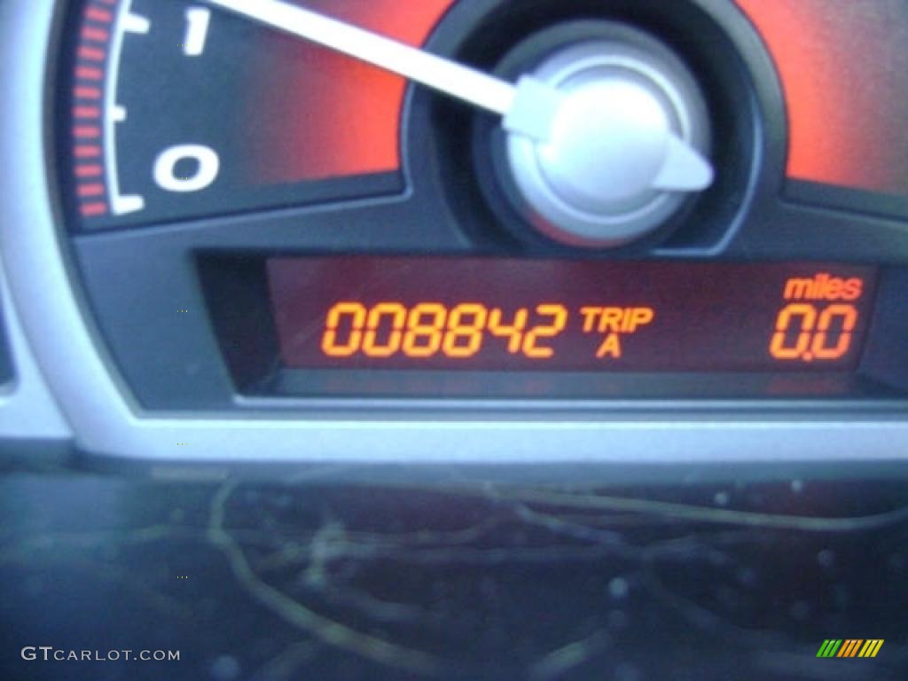 2008 Civic Si Coupe - Nighthawk Black Pearl / Black photo #11