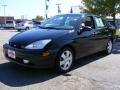 2001 Pitch Black Ford Focus ZTS Sedan  photo #1