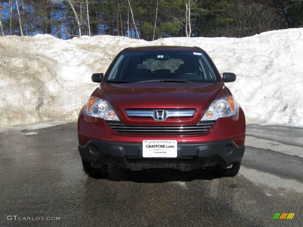 2007 CR-V EX 4WD - Tango Red Pearl / Gray photo #8