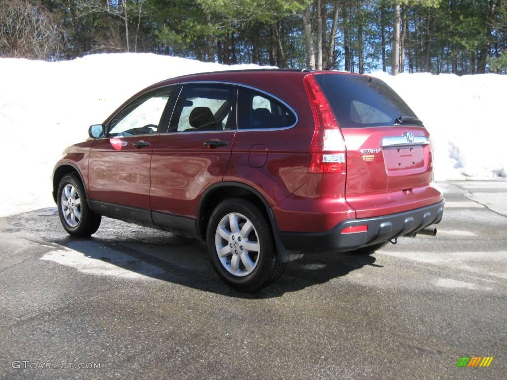 2007 CR-V EX 4WD - Tango Red Pearl / Gray photo #11