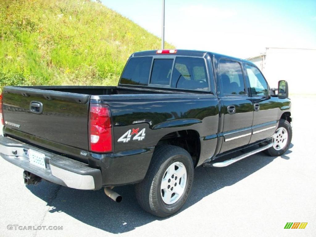 2006 Silverado 1500 Z71 Crew Cab 4x4 - Black / Dark Charcoal photo #8