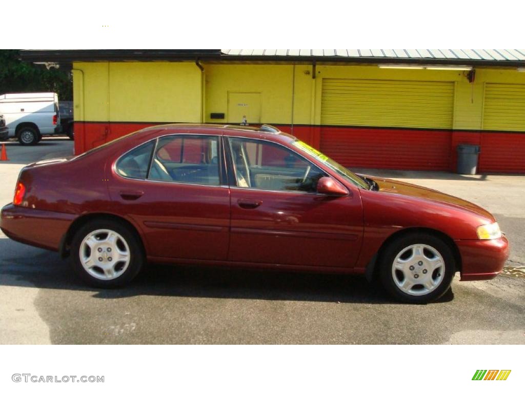 2001 Altima GLE - Nouveau Ruby / Blond photo #2