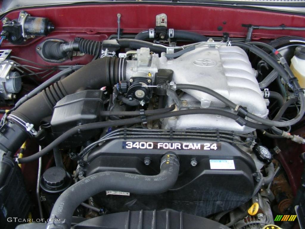 2004 Tacoma V6 TRD Double Cab 4x4 - Impulse Red Pearl / Oak photo #29
