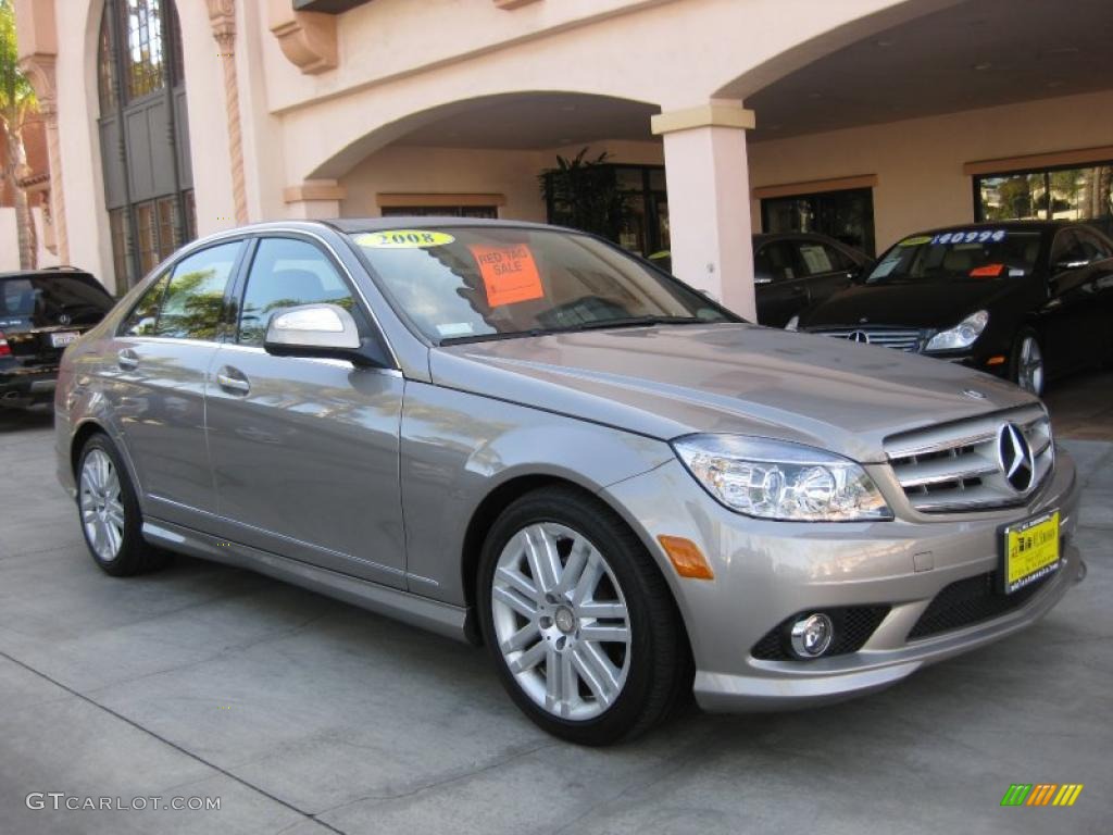 2008 C 300 Sport - Pewter Metallic / Black photo #1