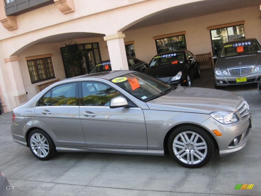 2008 C 300 Sport - Pewter Metallic / Black photo #2
