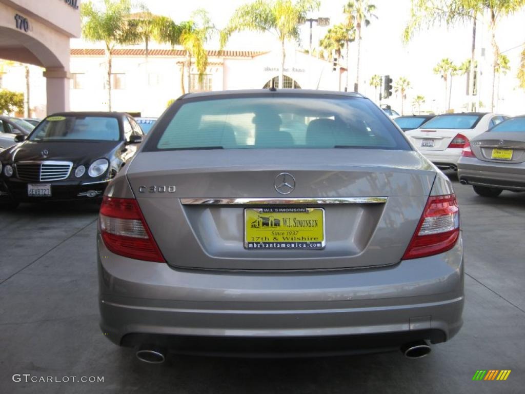 2008 C 300 Sport - Pewter Metallic / Black photo #4
