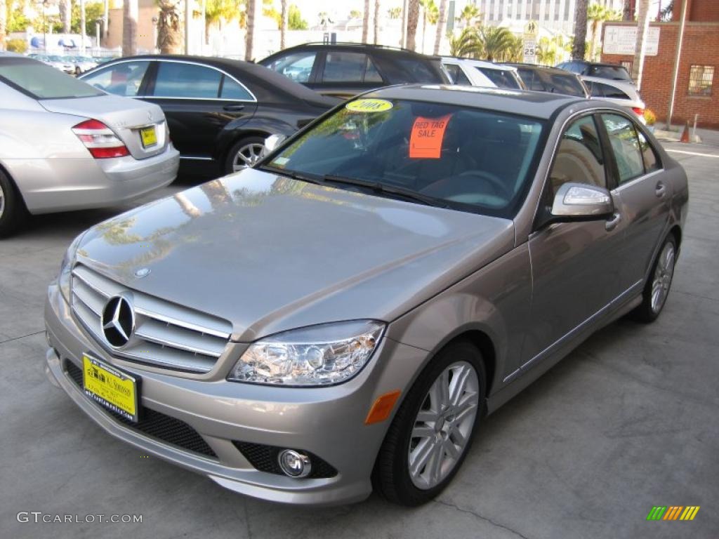 2008 C 300 Sport - Pewter Metallic / Black photo #7