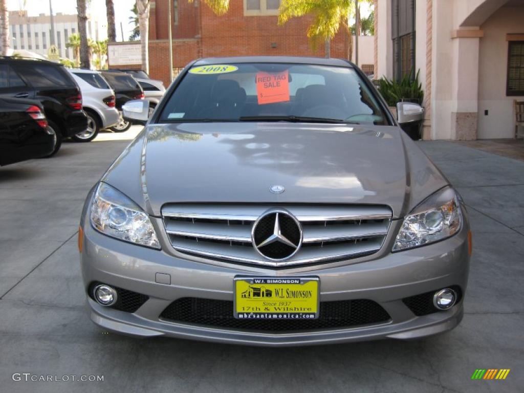 2008 C 300 Sport - Pewter Metallic / Black photo #8