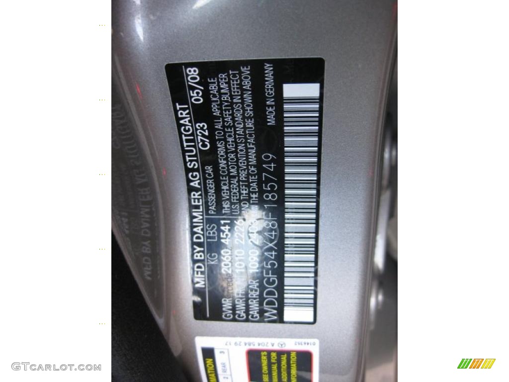 2008 C 300 Sport - Pewter Metallic / Black photo #26