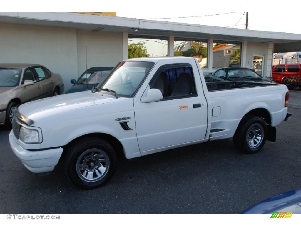 1993 Ranger Splash Regular Cab - Oxford White / Grey photo #1