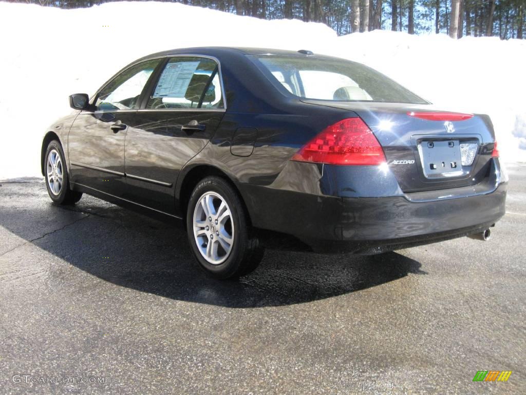 2007 Accord EX-L Sedan - Nighthawk Black Pearl / Ivory photo #11