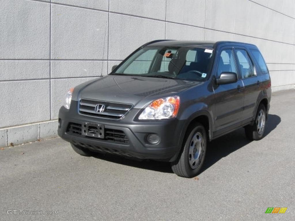 2006 CR-V LX 4WD - Pewter Pearl / Black photo #2