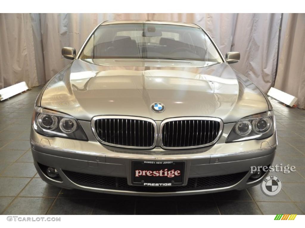 2008 7 Series 750Li Sedan - Sterling Grey Metallic / Black photo #6