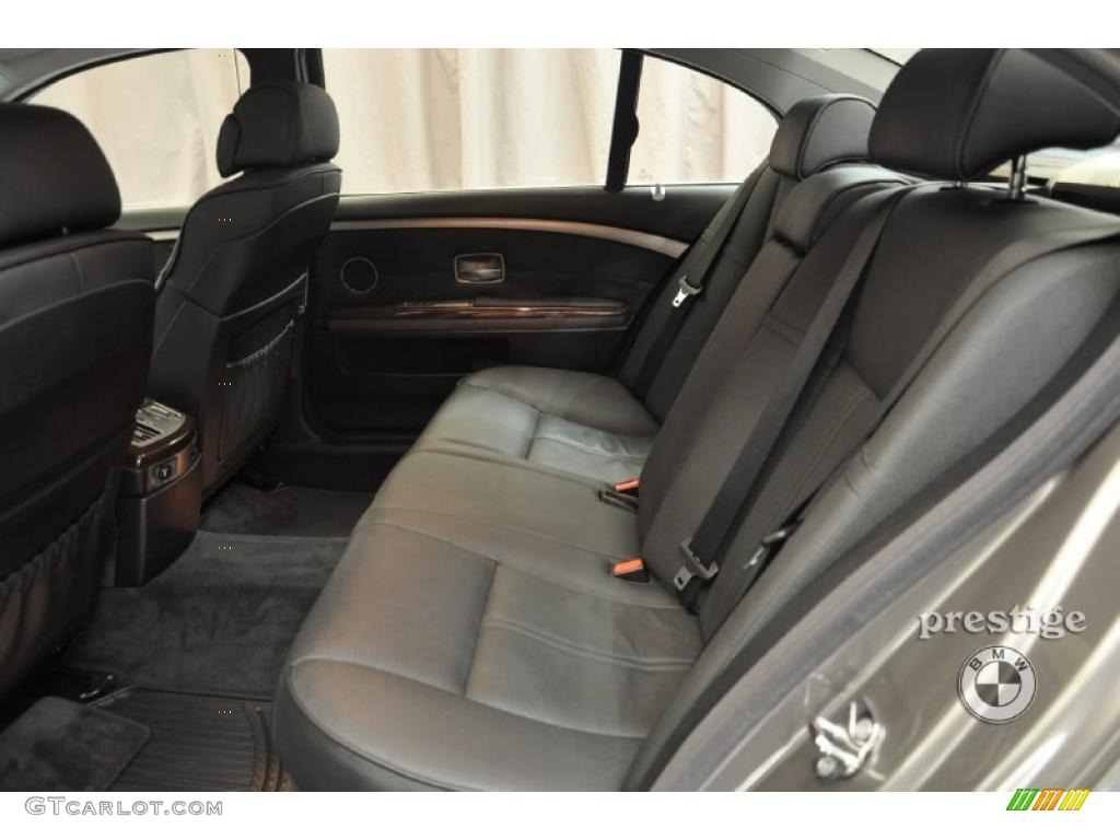 2008 7 Series 750Li Sedan - Sterling Grey Metallic / Black photo #9