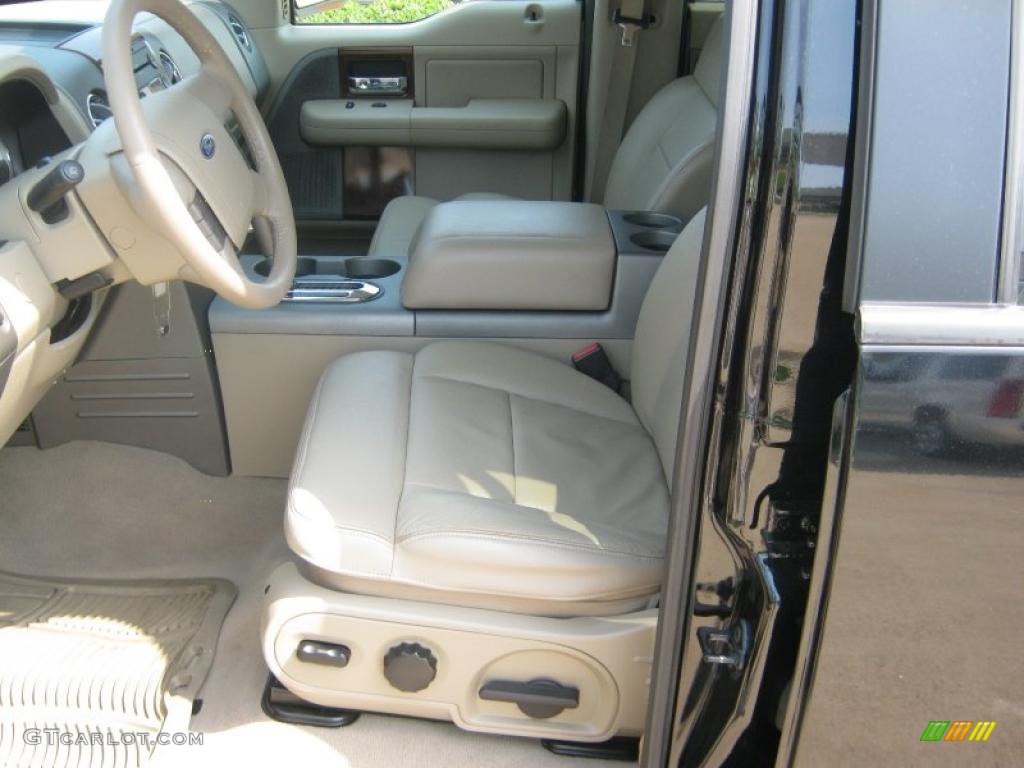 2005 F150 Lariat SuperCrew - Black / Tan photo #13